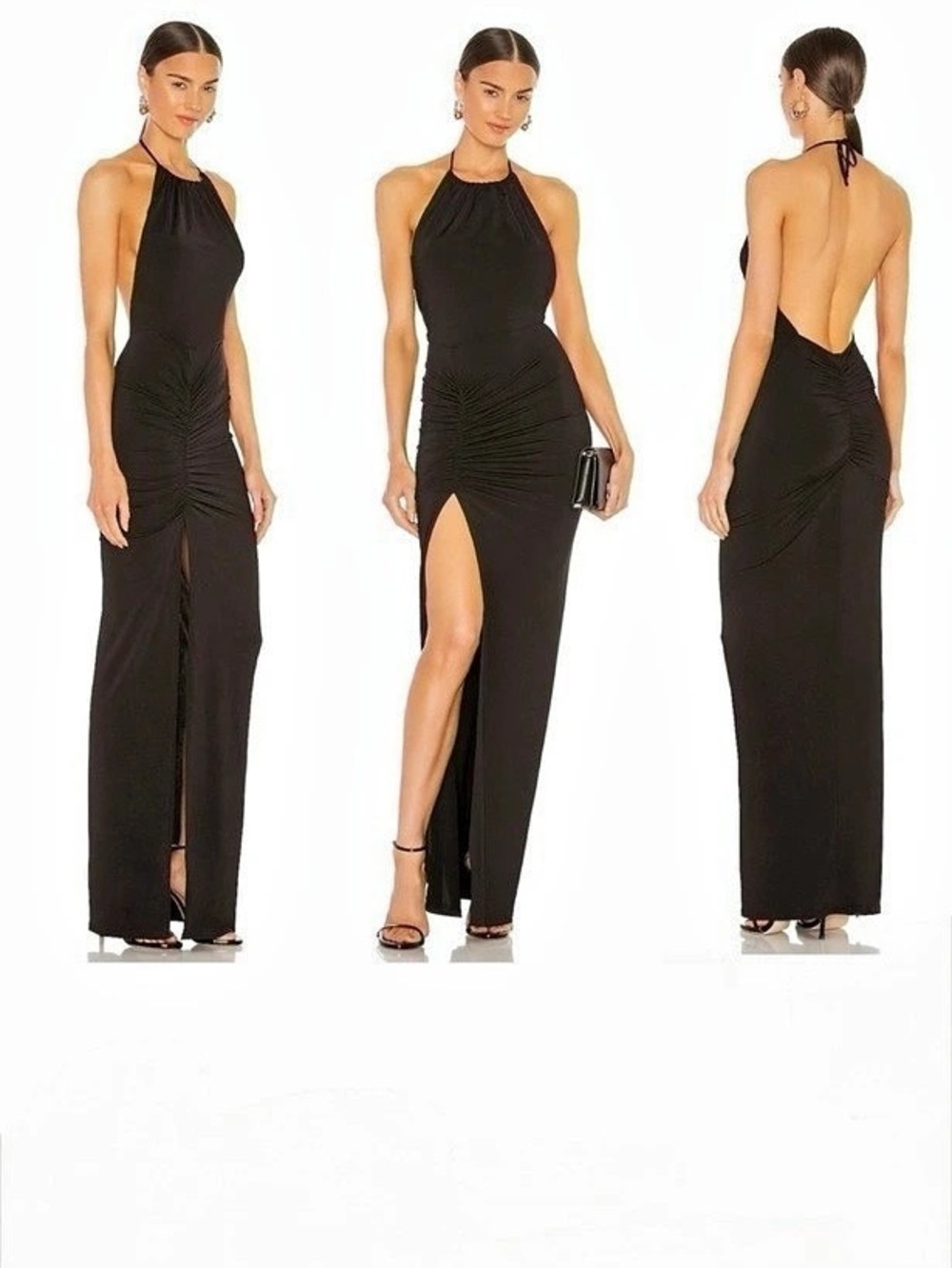 Michael Costello Addison Maxi Dress Black